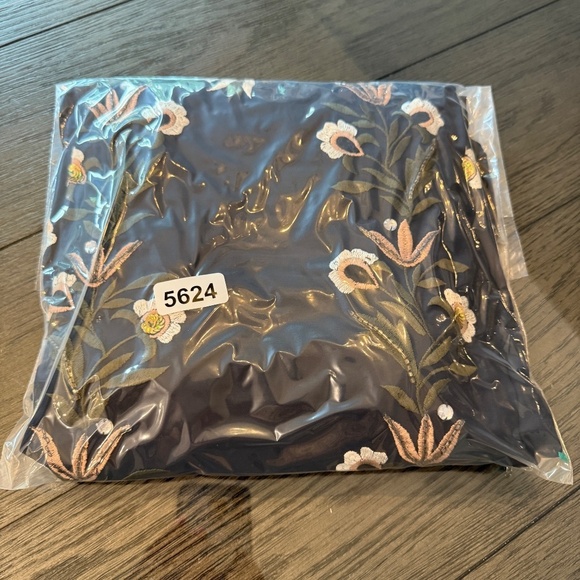 Frock & Frill Navy Pink Bird Floral Embroidered Beaded Maxi Dress - 45624 - Picture 13 of 13